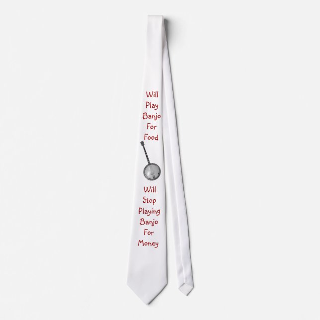 Corbata Tocará el banjo para el lazo de la comida (Anverso)