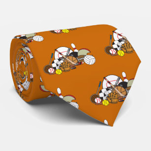 Corbata Todas las bolas de los deportes