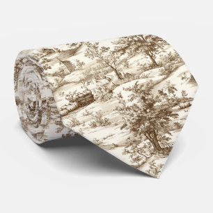 Corbata Toile de Campo de Calabaza Vintage (3)
