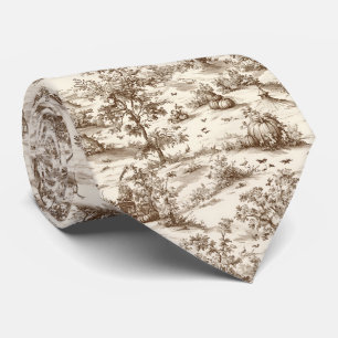 Corbata Toile de Campo de Calabaza Vintage (5)