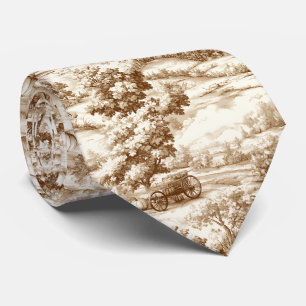 Corbata Toile de Campo de Calabaza Vintage (7)