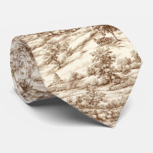 Corbata Toile de Campo de Calabaza Vintage (9)