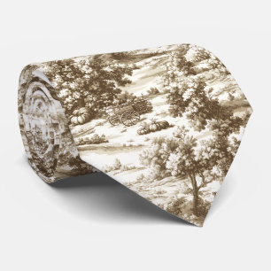 Corbata Toile de campo de calabaza vintage cosecha (6)