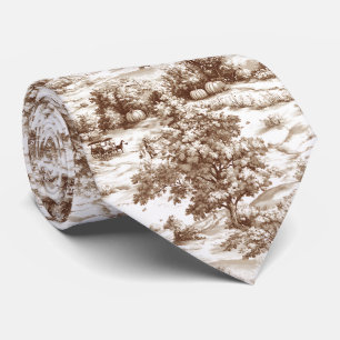 Corbata Toile de granja de calabaza cosecha estilo rústico