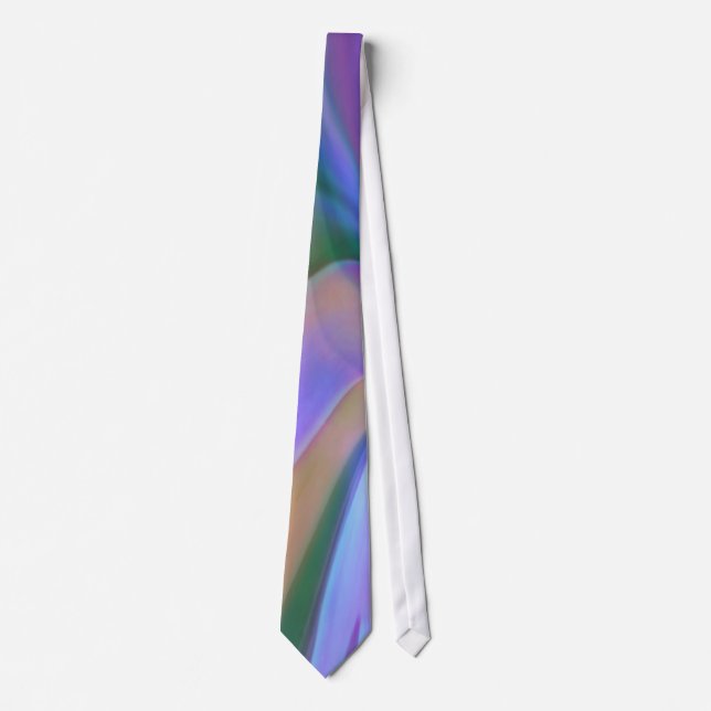 Corbata Tonalidades del arco iris de azul, de la púrpura y (Anverso)