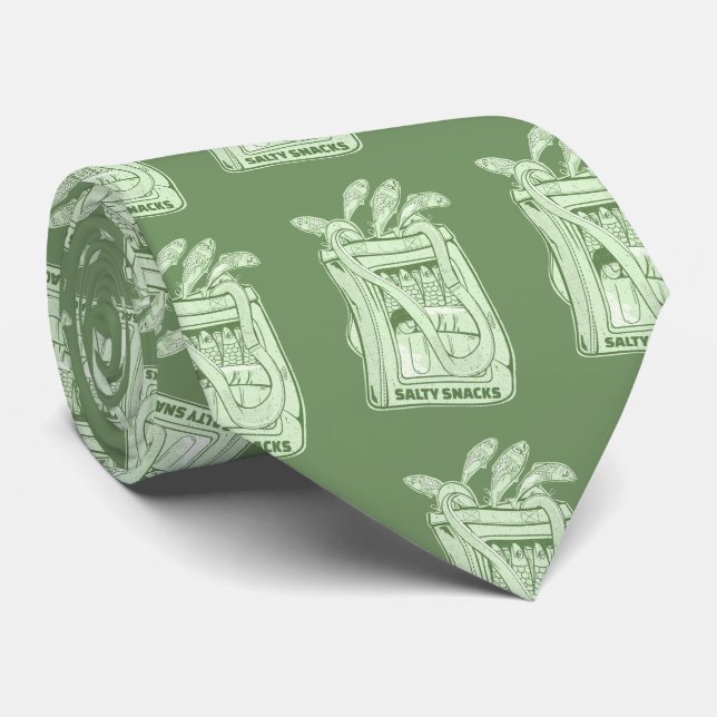 Corbata Tonelada de tentempié salado de sardinas (Enrollado)