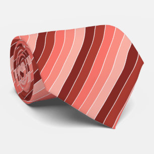 Corbata Tono de Franjas Rojas