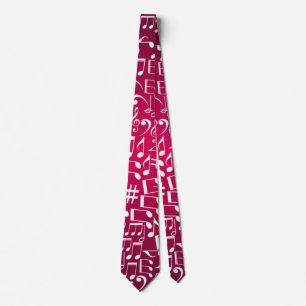 Corbata Tonos de gradiente de vino tinto rico