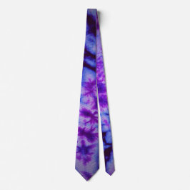 Corbata Tonos de tinte de abeto morado y azul
