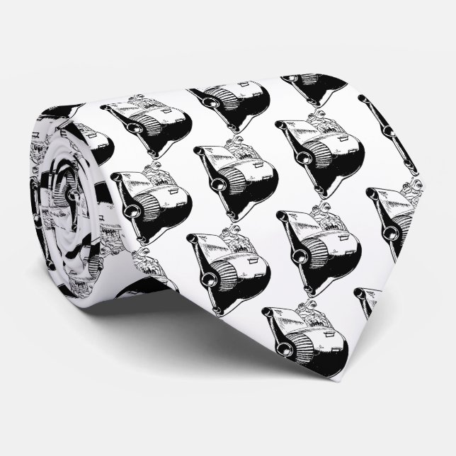 Corbata Toque de nostalgia - Rockefanía retro (Enrollado)