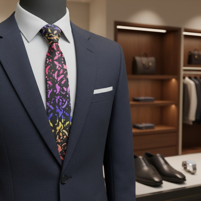 Corbata Toques de color (Subido por el creador)