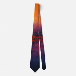 Corbata Tormenta Cósmica de Fuego