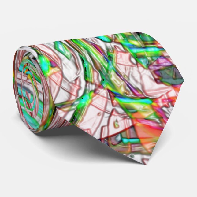 Corbata Tormenta de huellas torcidas (Enrollado)