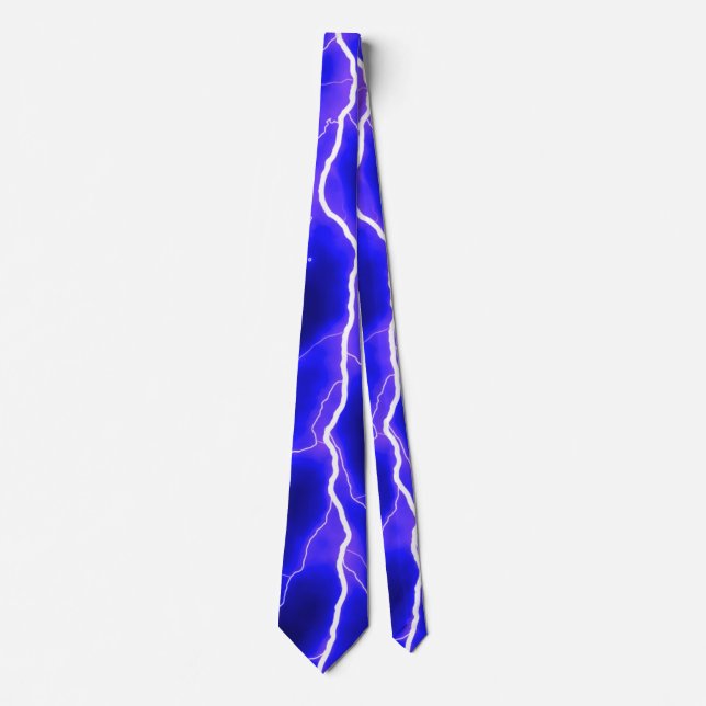 Corbata Tornillo relámpago - Índigo (Anverso)