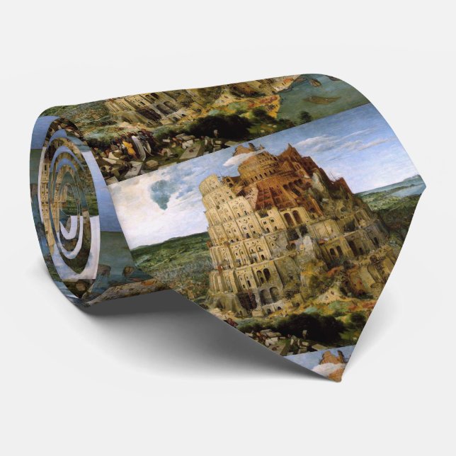 Corbata Torre de Babel (Enrollado)