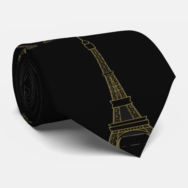 Corbata Torre Eiffel (Enrollado)