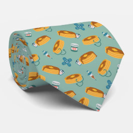 Corbata Tortitas de Doctor Verde Pálido