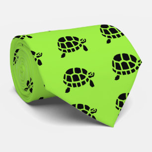 Corbata Tortuga Tortuga Animal Vintage Madera grabada