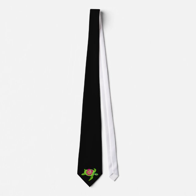 Corbata Tortuga verde-bonito-36 (Anverso)