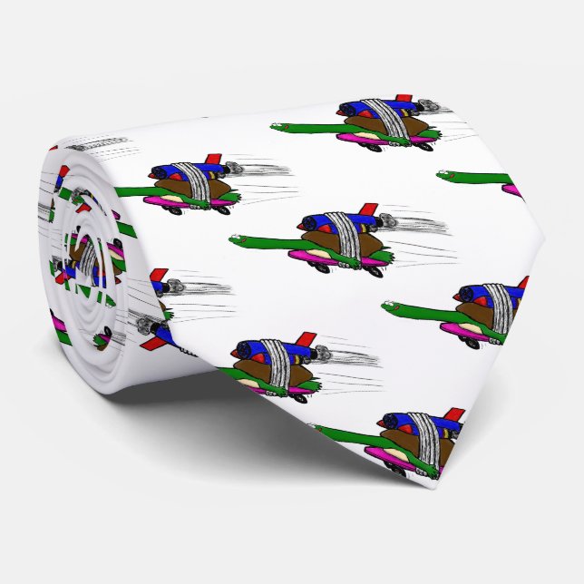 Corbata Tortuga voladora (Enrollado)