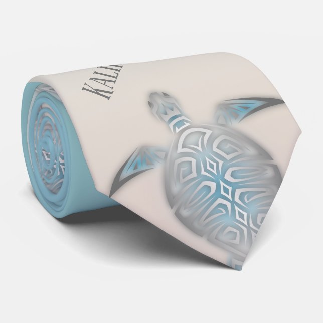 Corbata Tortugas marinas | Mele Kalikimaka | NAVIDADES (Enrollado)