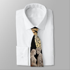 Corbata Tote boda Pareja y Árbol de Vida Vino