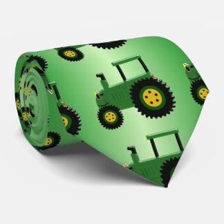Corbata Tractor verde