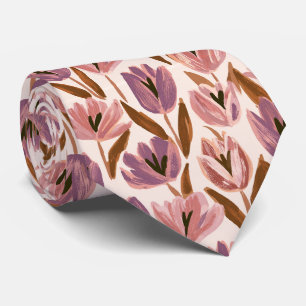 Corbata Traje de hombre de negocios con estampado de tulip
