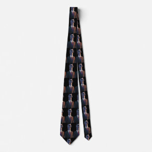 Corbata Traje de llama personalizado gafas de sol negras d