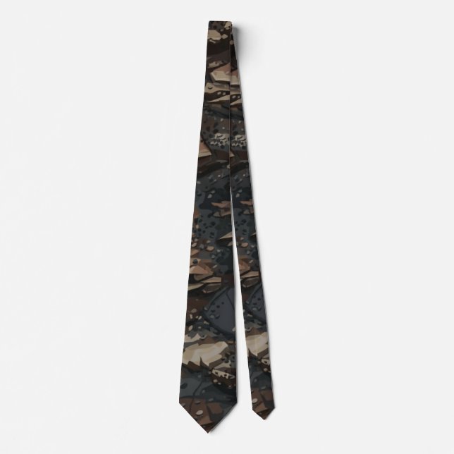 Corbata Traje Ghillie Patrón Terreno Rocoso (Anverso)