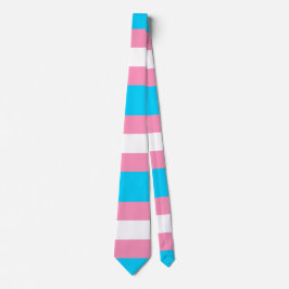 Corbata  Transgender Flag | LGBTQIA+ Pink, Blue and White