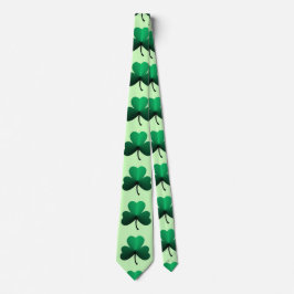 Corbata Trébol verde