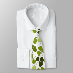 Corbata Trébol verde en una variedad de tonos