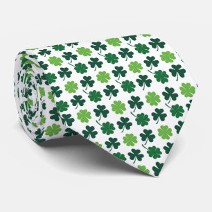 Corbata Tréboles de San Patricio con baldosas geniales
