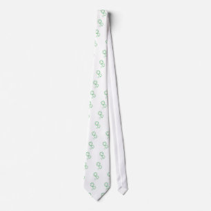 Corbata Tréboles del día de St Patrick