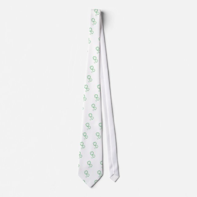 Corbata Tréboles del día de St Patrick (Anverso)