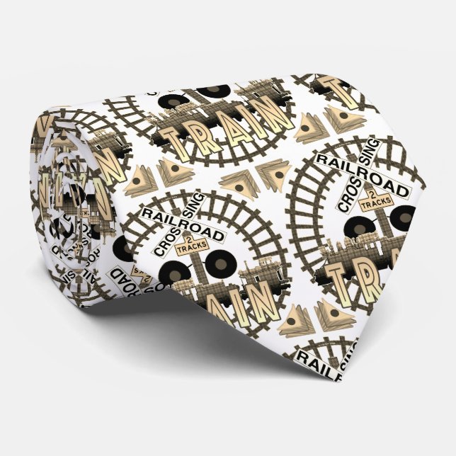 Corbata Tren ferroviario antiguo (Enrollado)