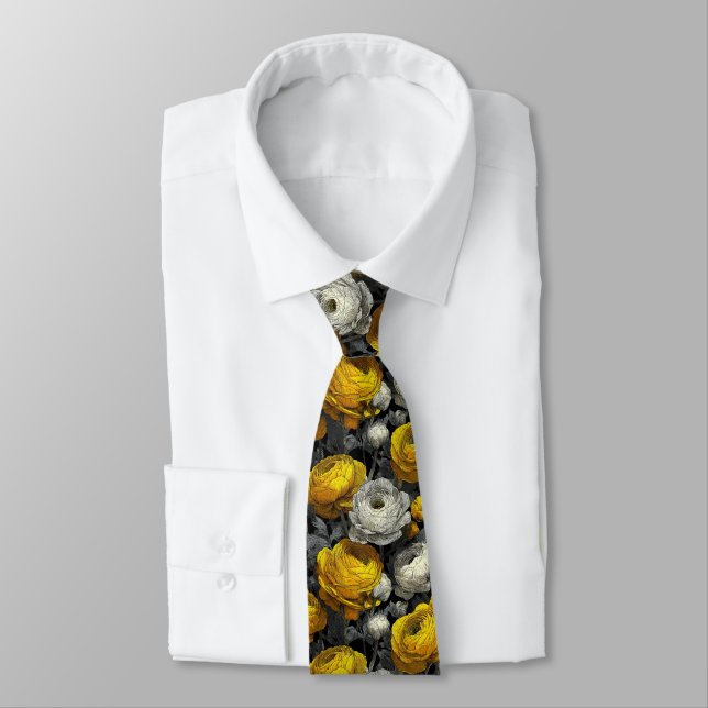 Corbata Trendy Birthday Gifts For Him Ranunculus Flower (Atado)