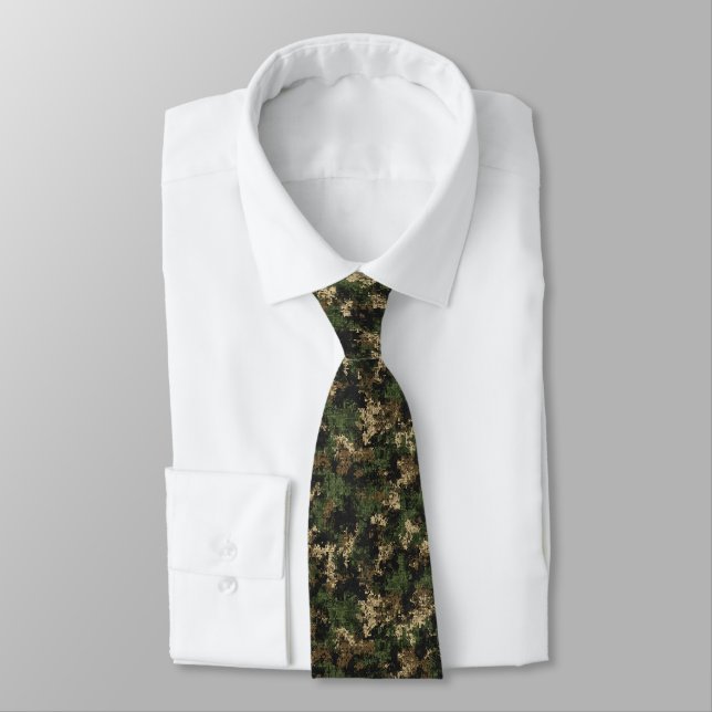 Corbata Trendy Dad Fathers Day Gifts Camo  (Atado)
