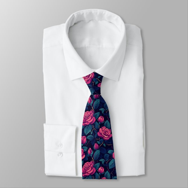 Corbata Trendy Graduation Gifts For Him Rose Flower (Atado)