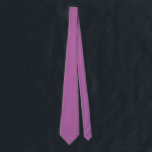 Corbata Trendy Groomsmen Orchid Neck Tie<br><div class="desc">Elegante corbata de cuello de los groomsmen hecho en una moderna morada de orquídeas sólidas. Personalizar para agregar un monograma grande o cualquier texto que desee.</div>