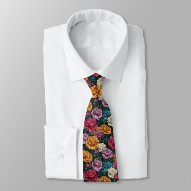 Corbata Trendy Valentine Gifts For Boyfriend Carnation Flo (Atado)