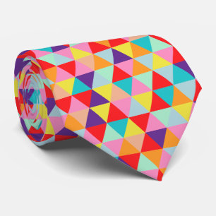Corbata Triángulos geométricos/ajustables de PixDezines