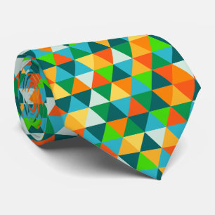 Corbata Triángulos geométricos/ajustables de PixDezines