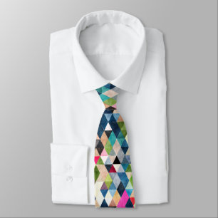 Corbata Triángulos geométricos/ajustables de PixDezines Bo