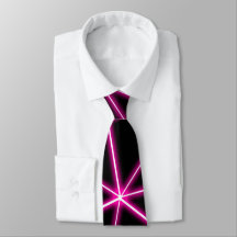 Triángulos negros geométricos líneas neon rosa ret