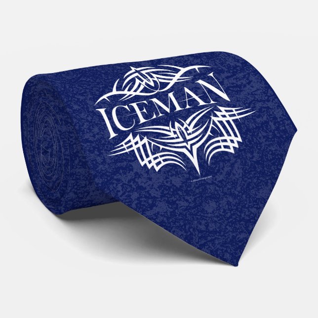 Corbata Tribal de Hockey Iceman (Enrollado)