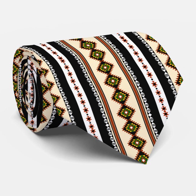 Corbata Tribal Pattern Native American (Enrollado)