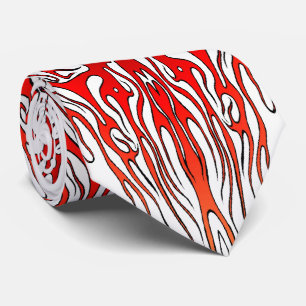 Corbata Tribal Tattoo Valentine Heart - red