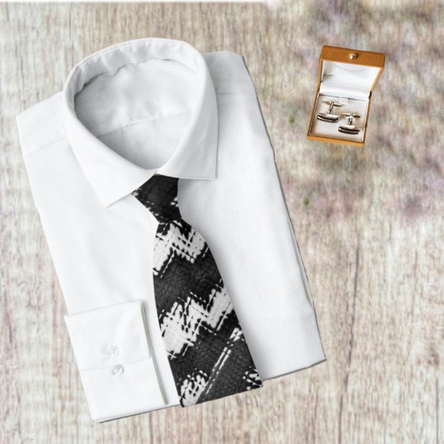 Corbata Tribuna de la aldea (This Village Tribe design, gives your neck tie, a touch of Africa, in its unique patterns!)